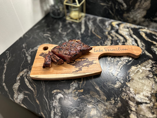 Lake Vermilion Cleaver Board - Ambrosia Maple