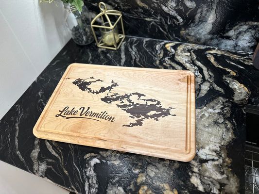 Lake Vermilion Map Board - Maple