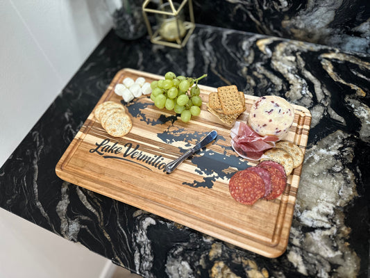 Lake Vermilion Map Board - Ambrosia Maple