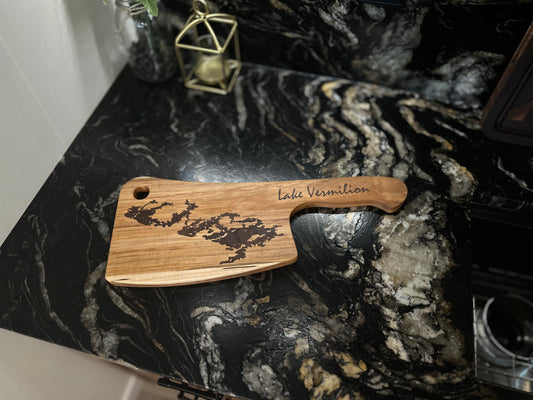 Lake Vermilion Cleaver Board - Ambrosia Maple