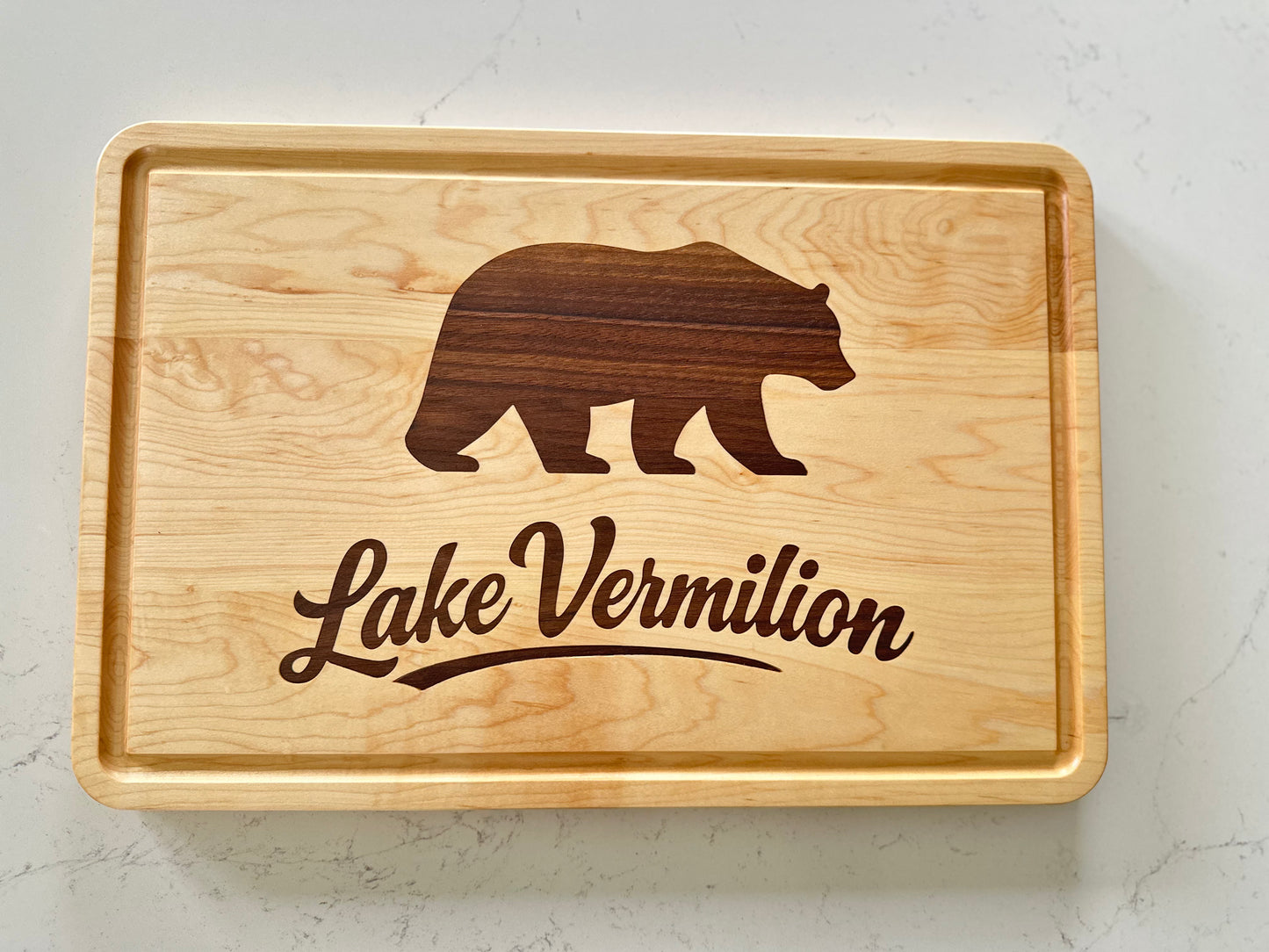 Lake Vermilion Black Bear Board - Maple
