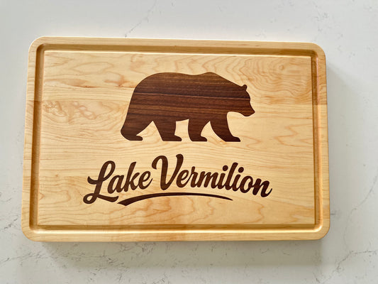 Lake Vermilion Black Bear Board - Maple