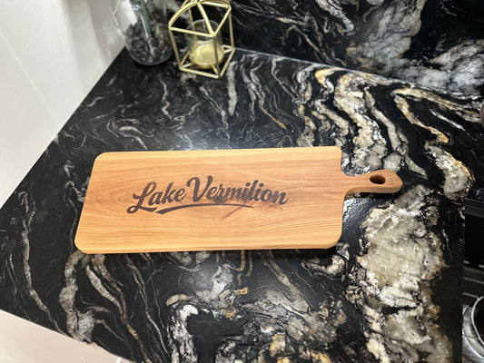Lake Vermilion Standard Charcuterie Board - Hickory