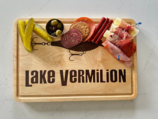 Lake Vermilion Lure Board - Maple